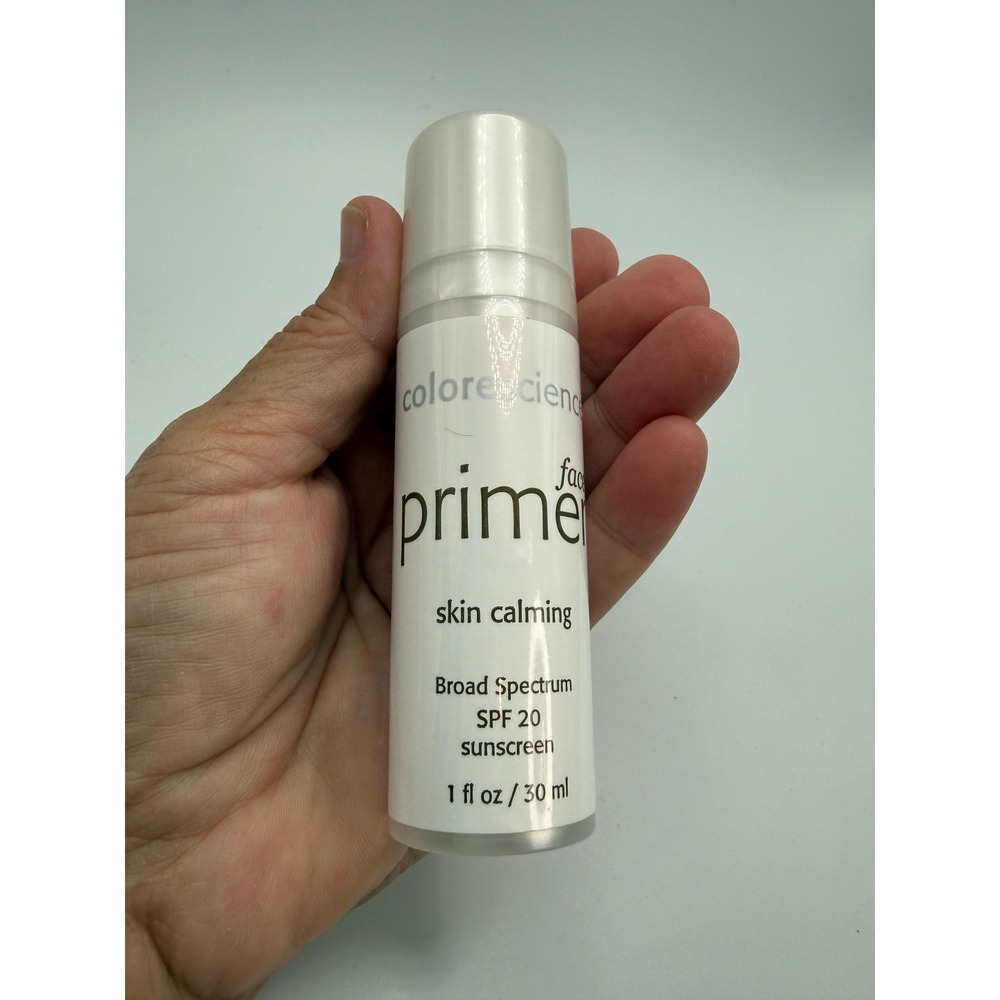 Colorescience Skin Calming Face Primer SPF 20 & No7 Restore & Renew Cleanser Set